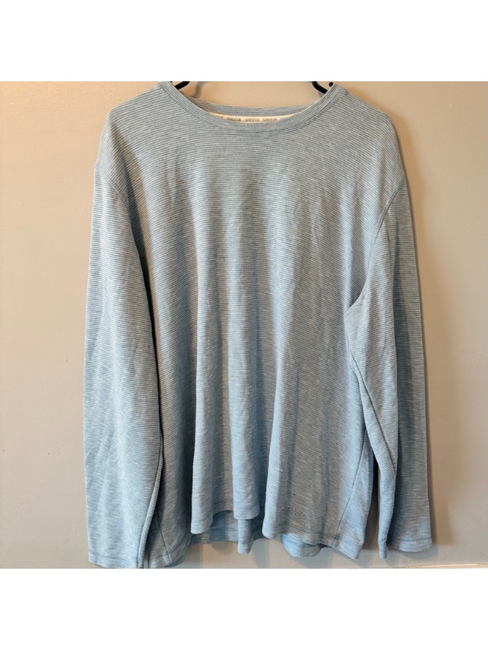 Orvis Light Blue Men's Long-Sleeve